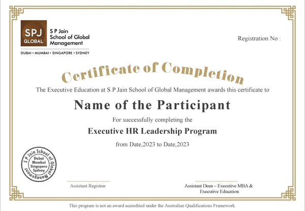 EHRLP Certificate
